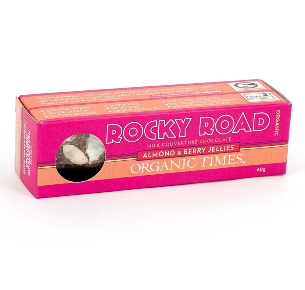 Milk Chocolate Rocky Road - Organic Times 55g