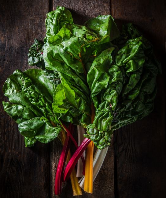 Silverbeet/ Ruby Chard -  bunch of organically grown silverbeet
