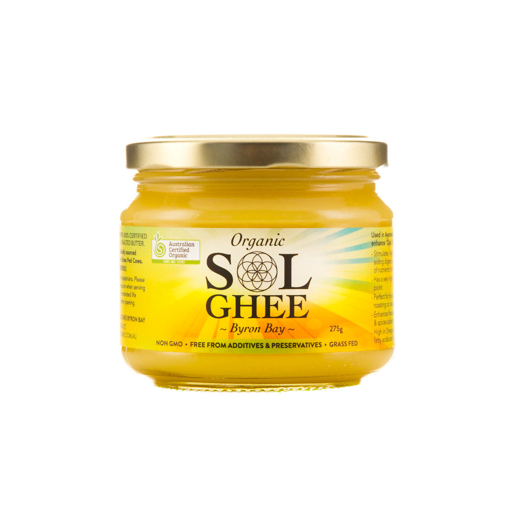 SOL GHEE Sol Ghee Organic   275g Glass Jar