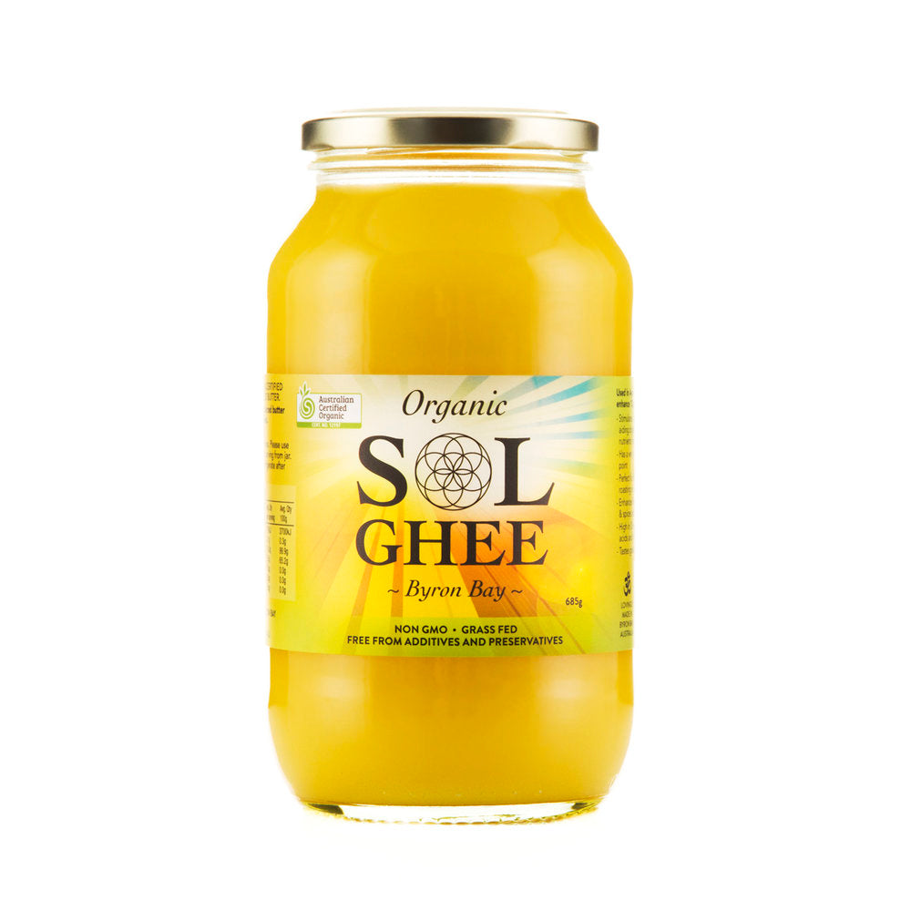SOL GHEE Sol Ghee Organic  685g Glass jar