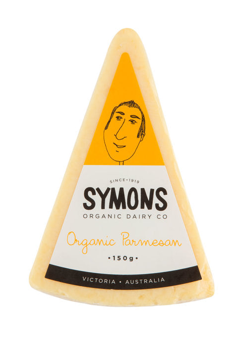 Organic Parmesan Cheese block - Symons 150g