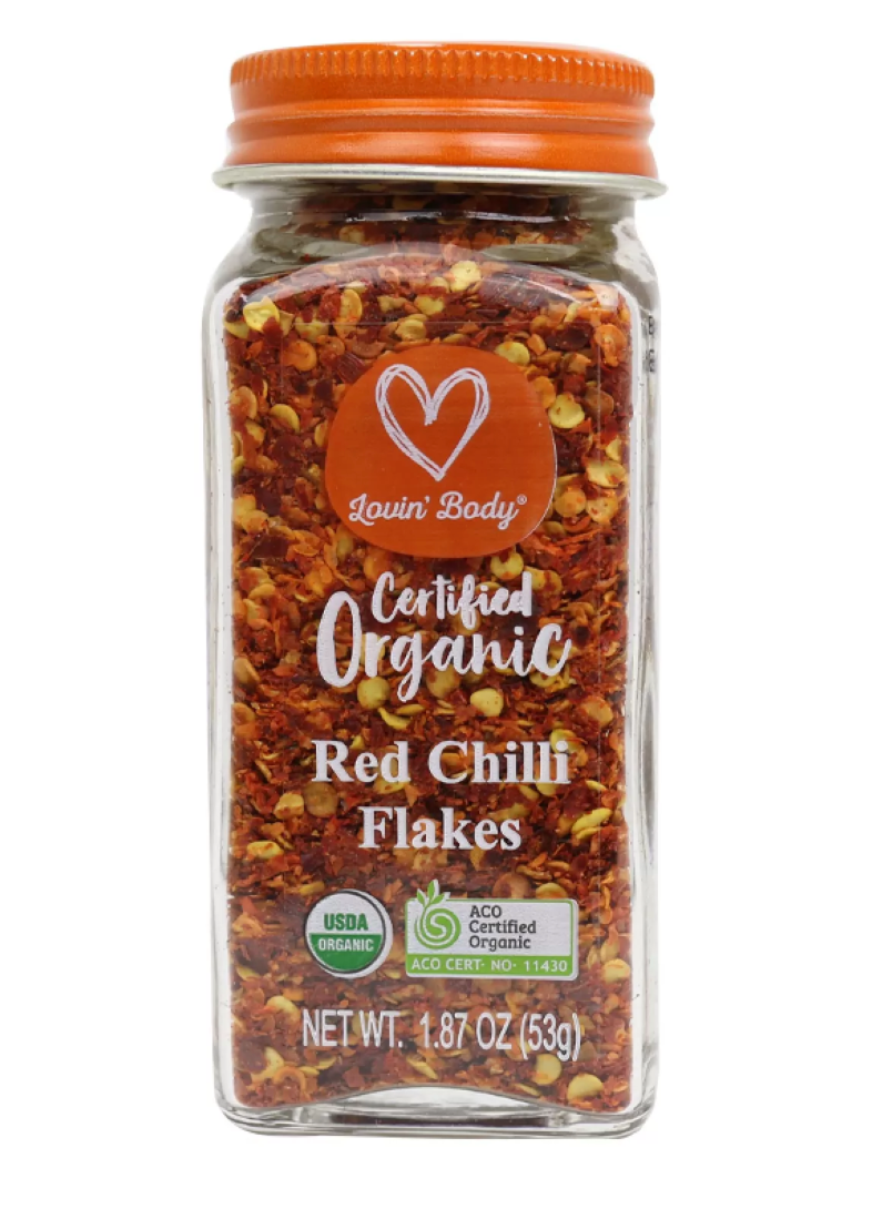 Organic Chilli Flakes 53g - Lovin Body