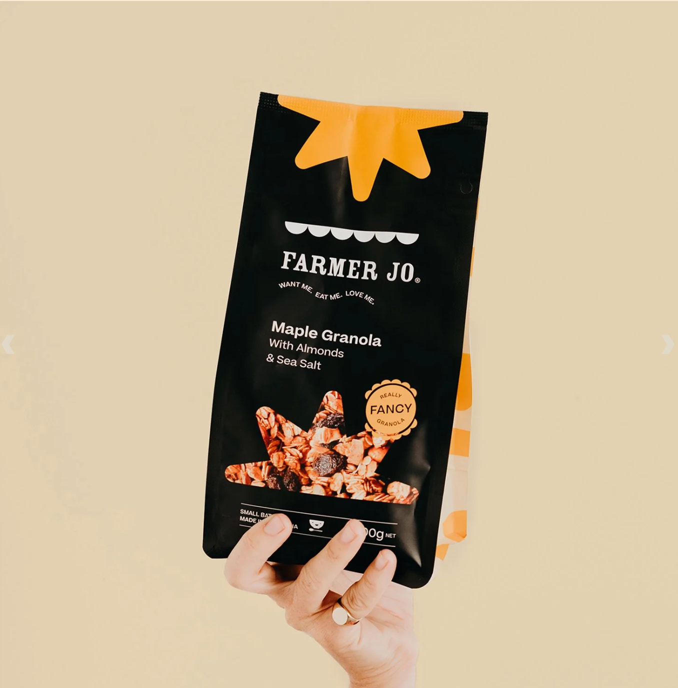 Farmer Jo's - Maple Granola With Almonds & Sea Salt 400g