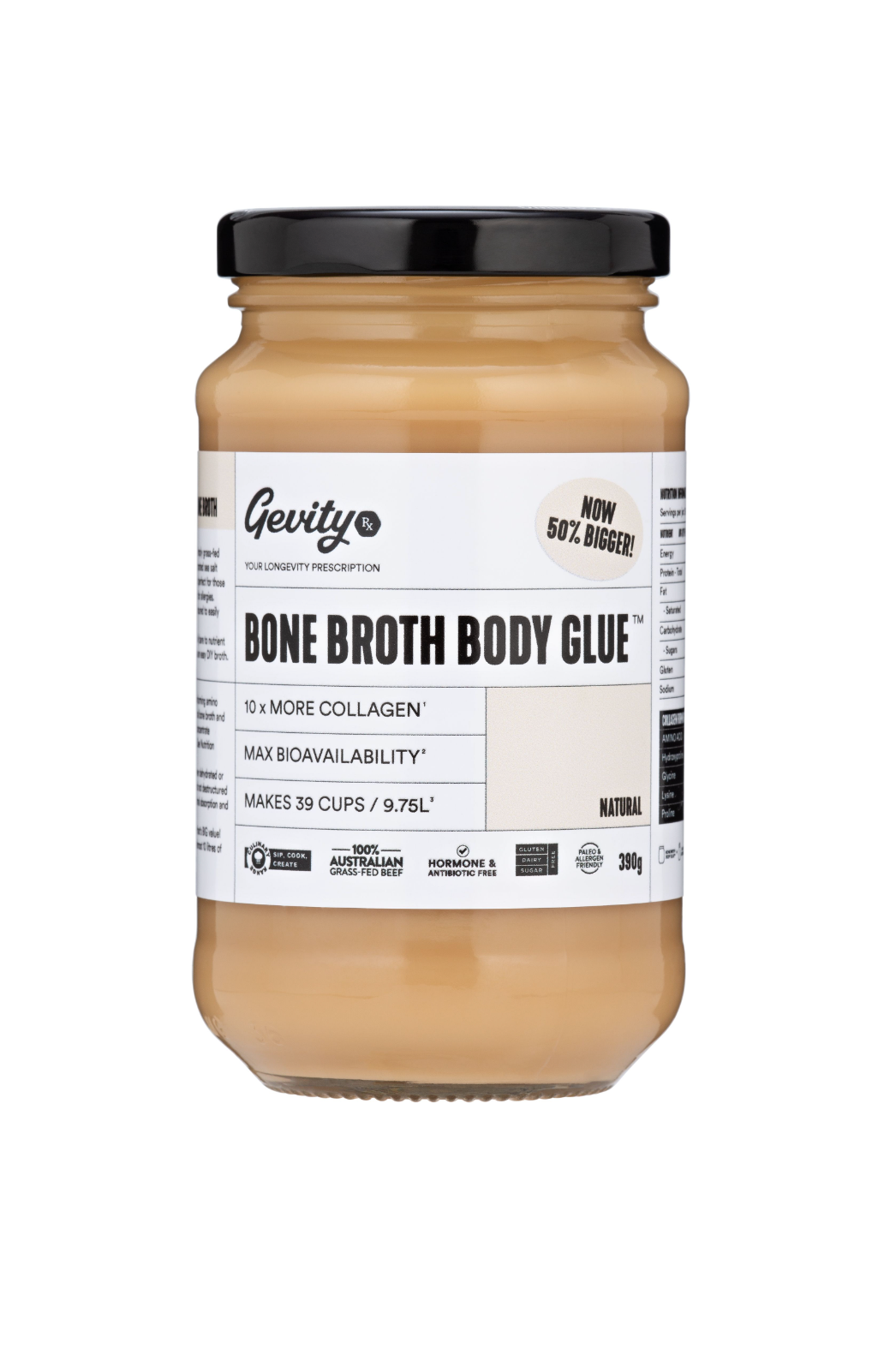 Gevity Rx -  Bone Broth Body Glue Natural 390g