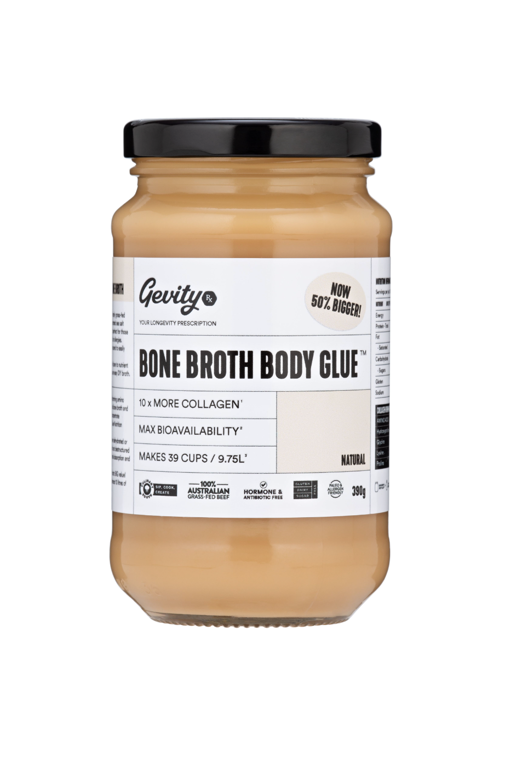 Gevity Rx - Bone Broth Body Glue Natural 390g