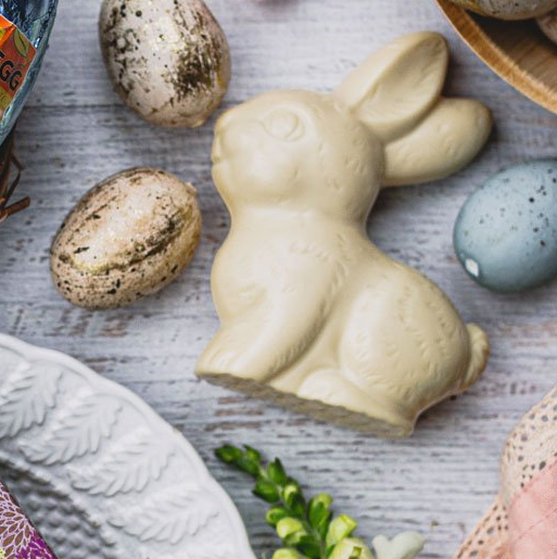 Organic EASTER Bunny - Organic White Chocolate