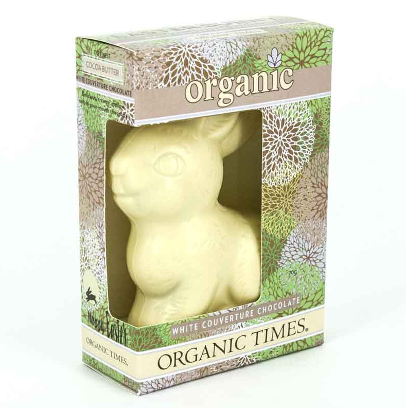 Organic EASTER Bunny - Organic White Chocolate