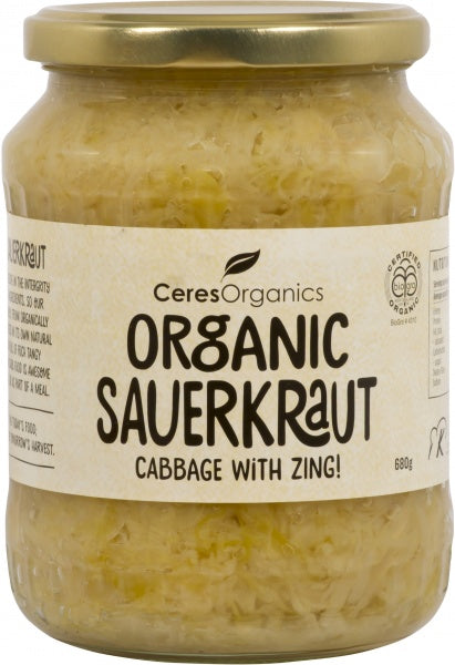 Organic Sauerkraut 680g - Ceres Organics