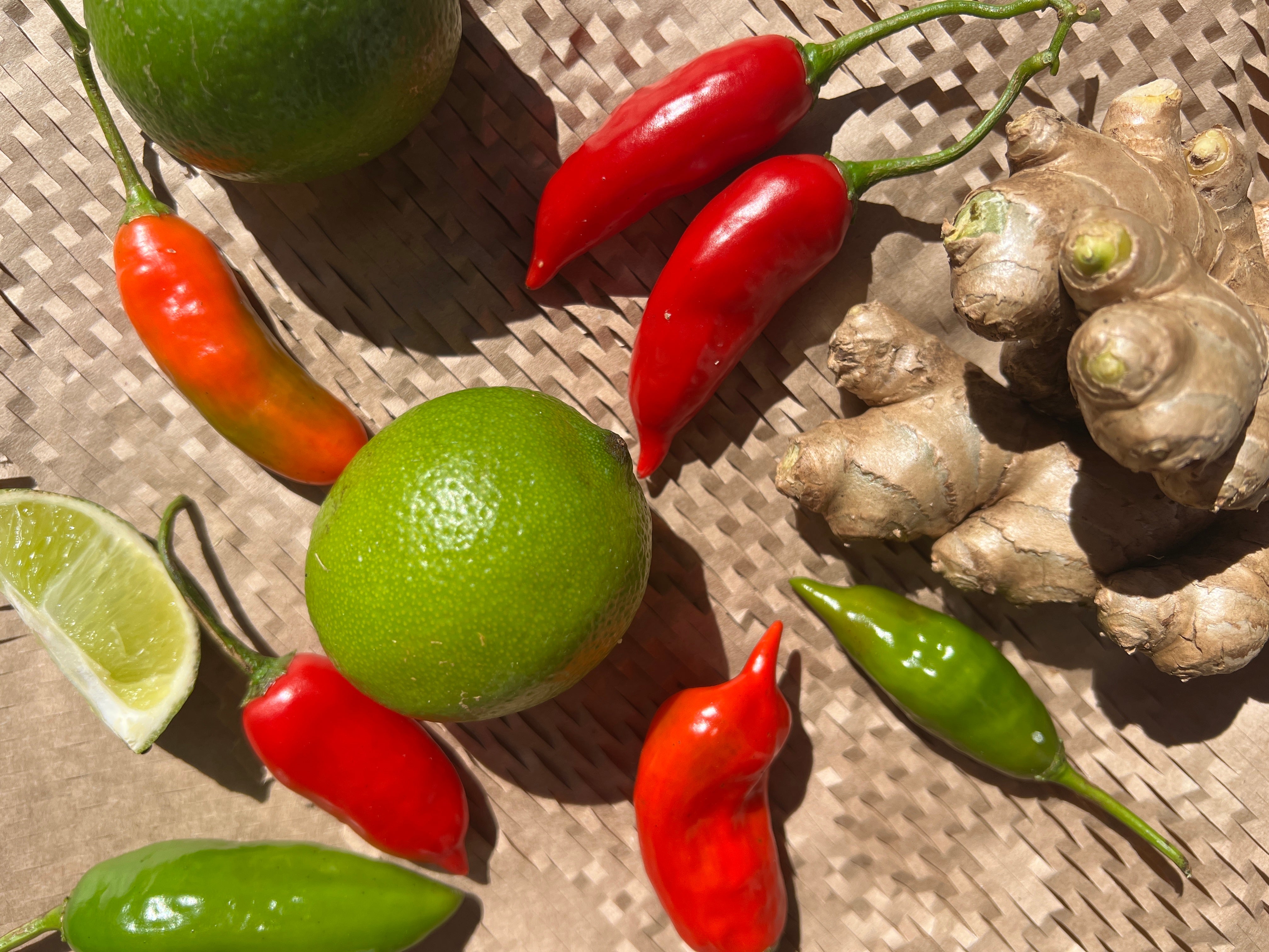 - Lemon + Chilli + Ginger Seasonal Special
