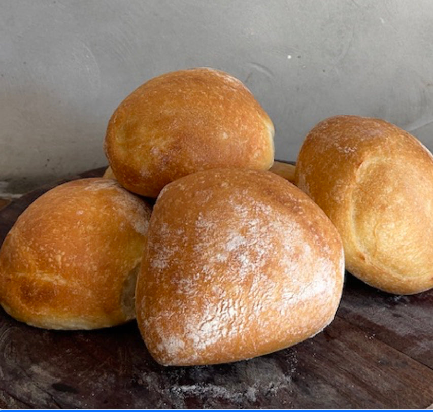 Olive Oil Rolls 100g X 4 Pack - Bread Social