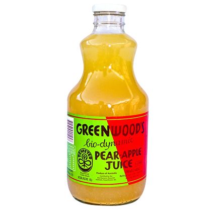 Organic Pear & Apple Juice 1L - Greewoods