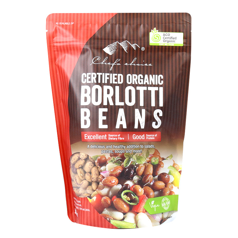 CHEF'S CHOICE Organic Borlotti Beans  500g