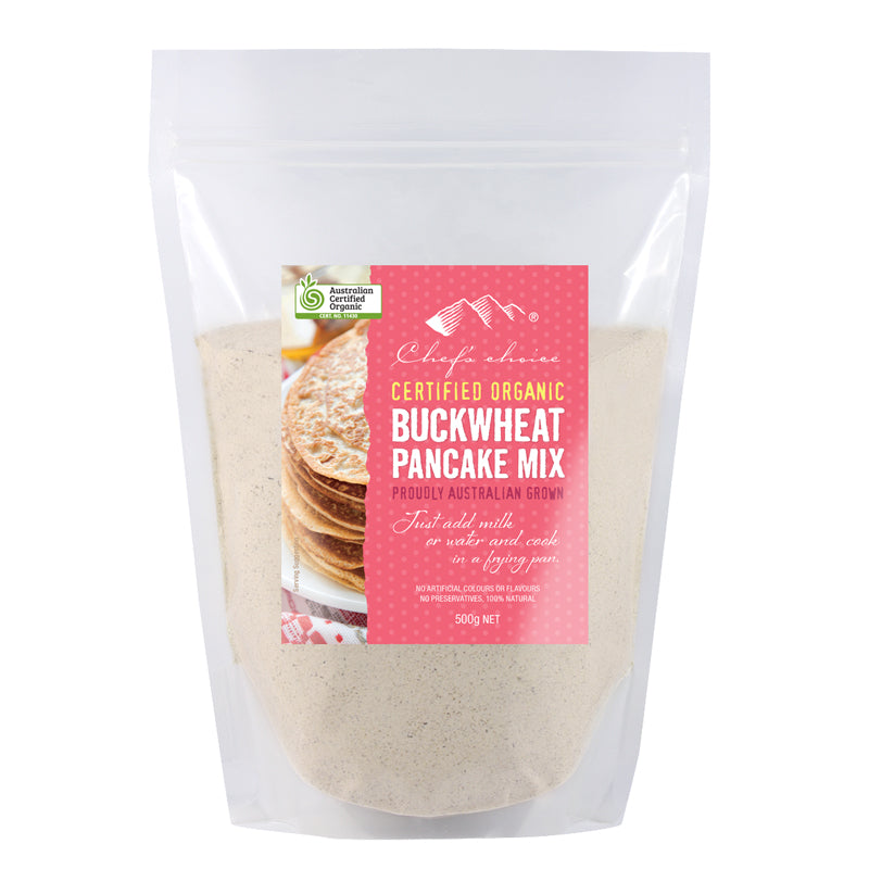 Organic Buckwheat Pancake Mix 500g - Chef's Choice