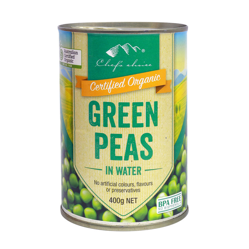 CHEF'S CHOICE Organic Green Peas (Can)