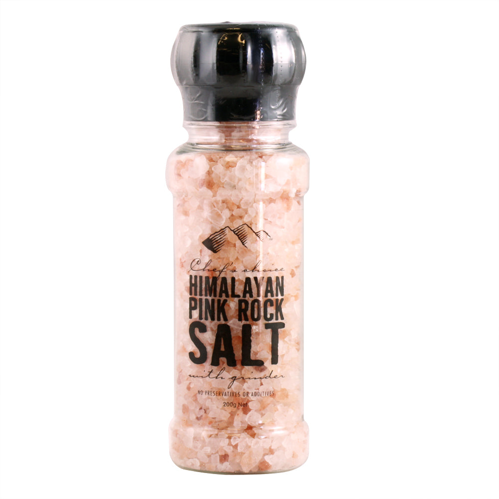 CHEF'S CHOICE Himalayan Pink Rock Salt with Grinder
