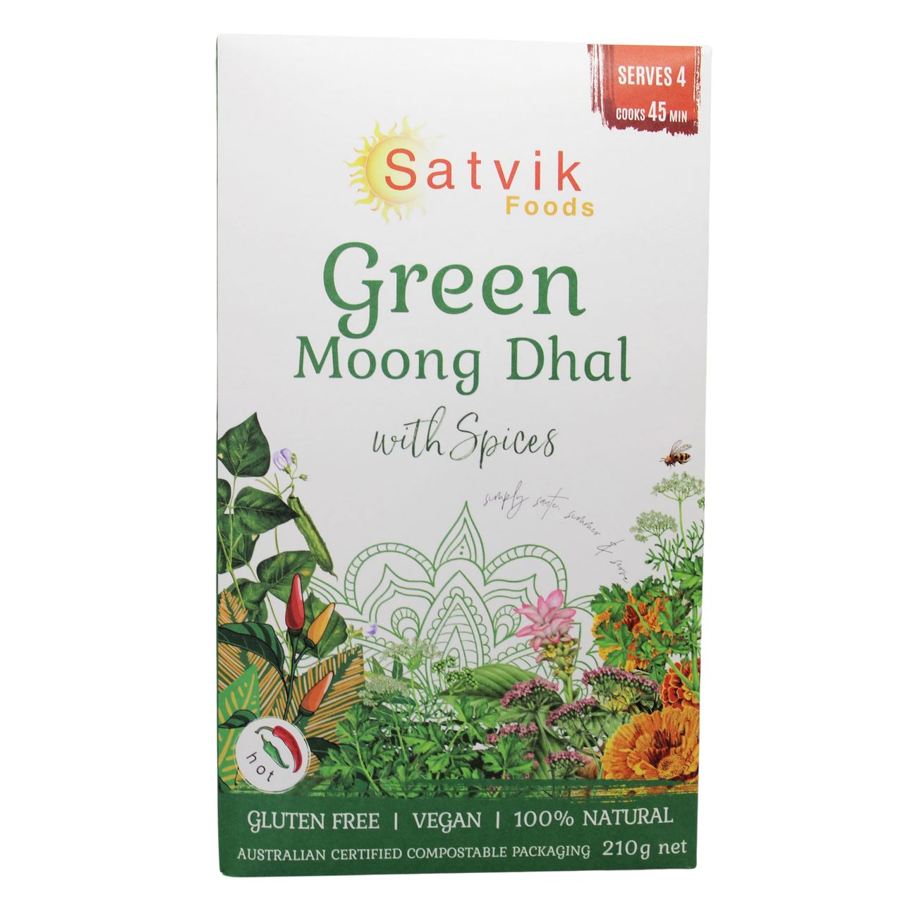 Satvik - Green Moong Dahl  210g