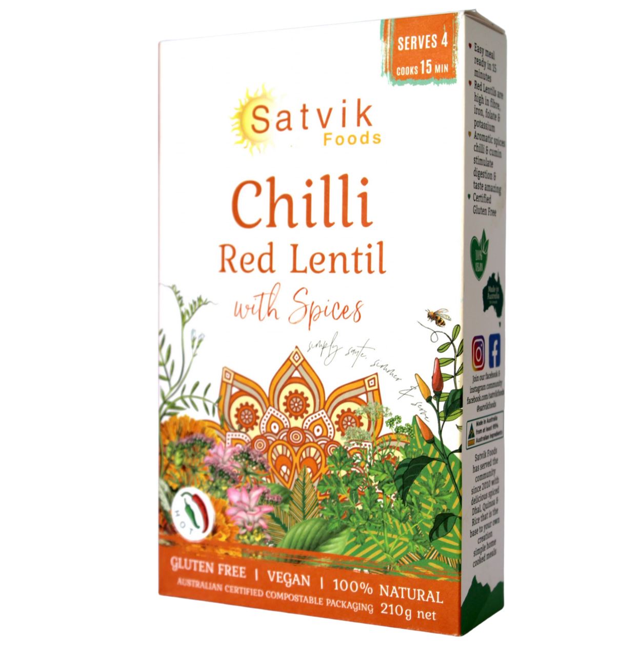 Satvik - Chilli Red Lentil  210g