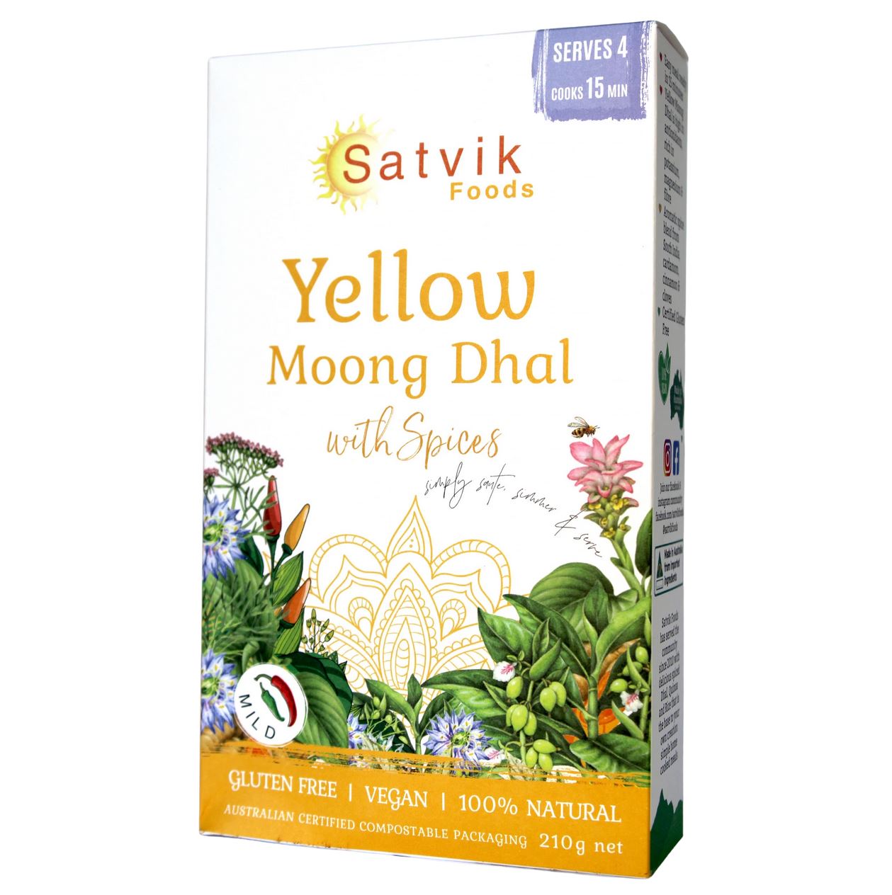 Satvik - Yellow Mystic Masala Moong Dahl  210g