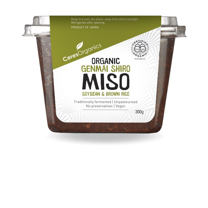 CERES ORGANICS Ceres Organic Miso Brown Rice White (Genmai Shiro) Tub  300g