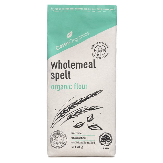 CERES ORGANICS Ceres Organic Spelt Wholemeal Flour 700g