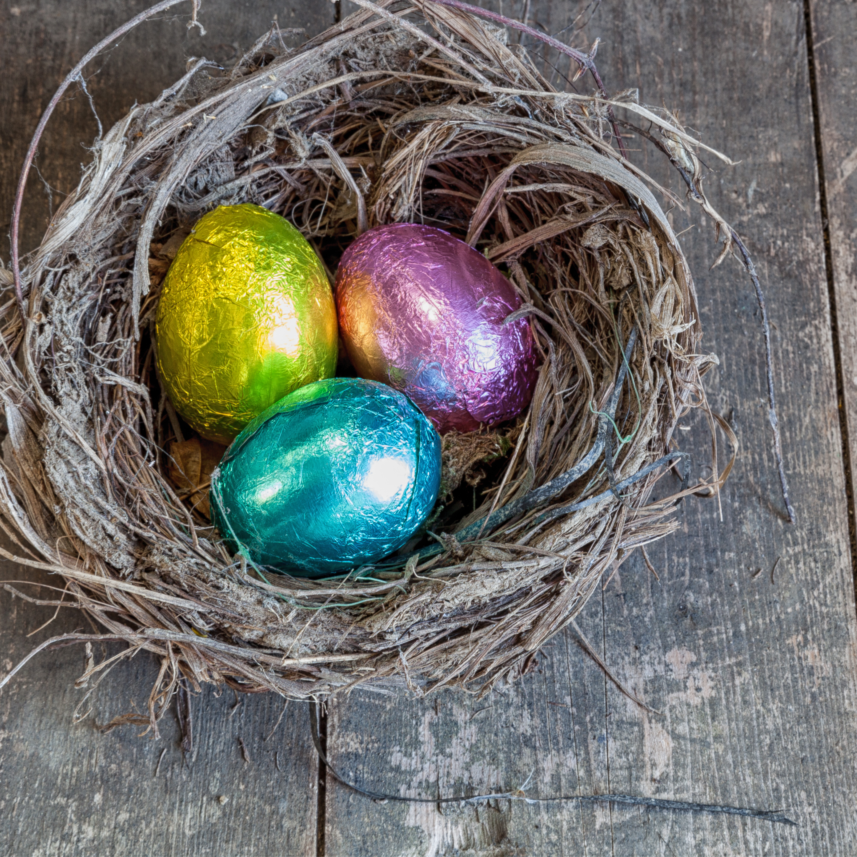 Organic Easter Eggs DARK or MILK 70g - Organic Couverture Chocolate Eggs