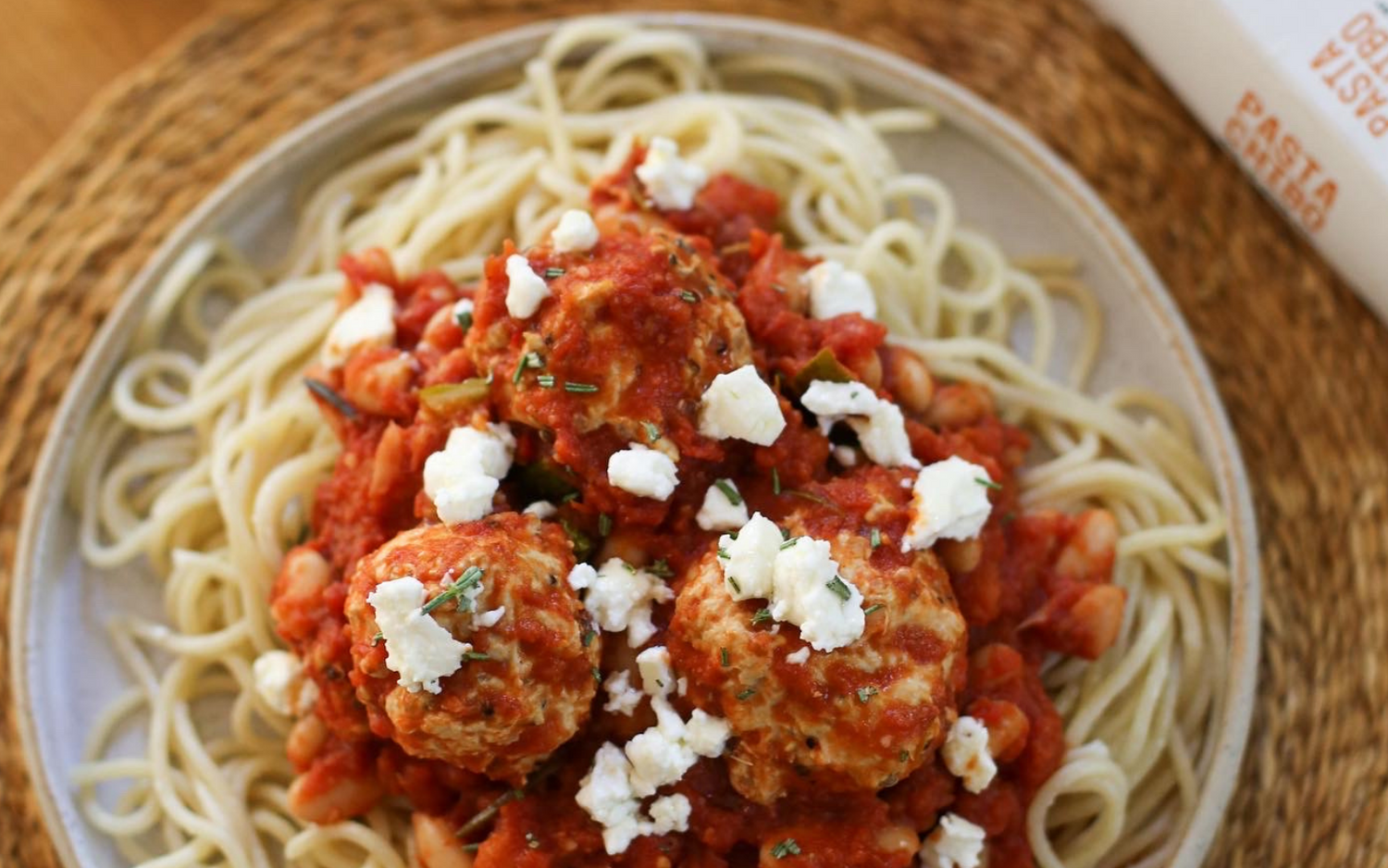 Chicken Meatballs Pasta