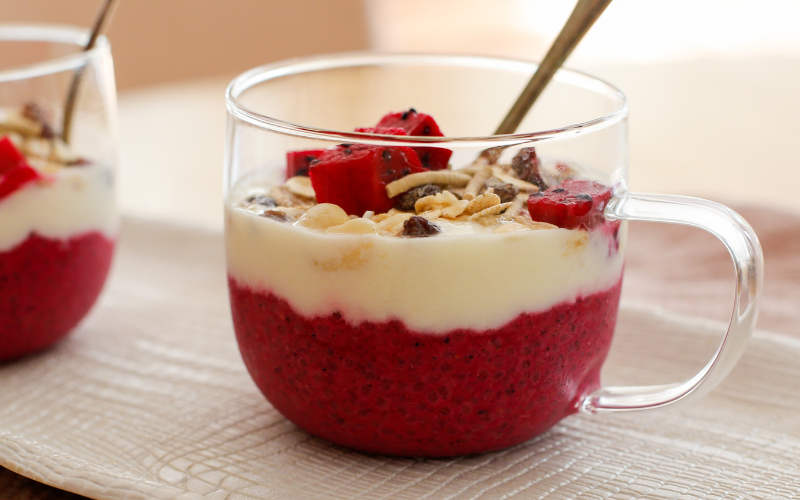 Dragonfruit Coconut Chia Pudding – The Farmers Store Byron