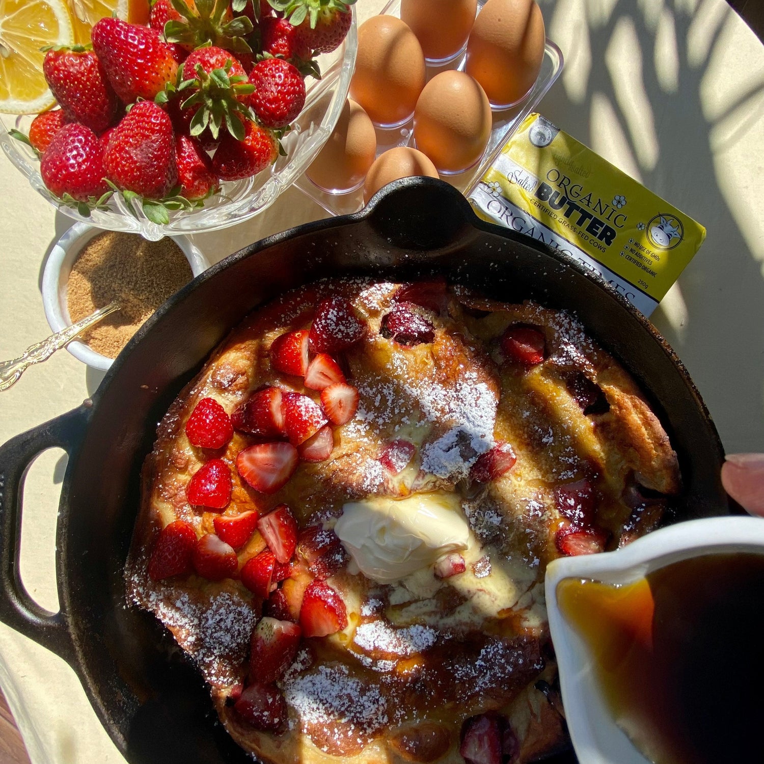 Strawberry Dutch Baby