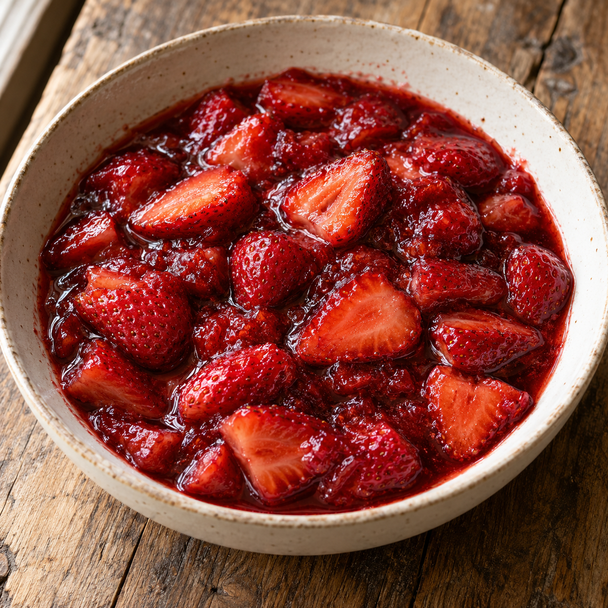 Stewed Balsamic Strawberries