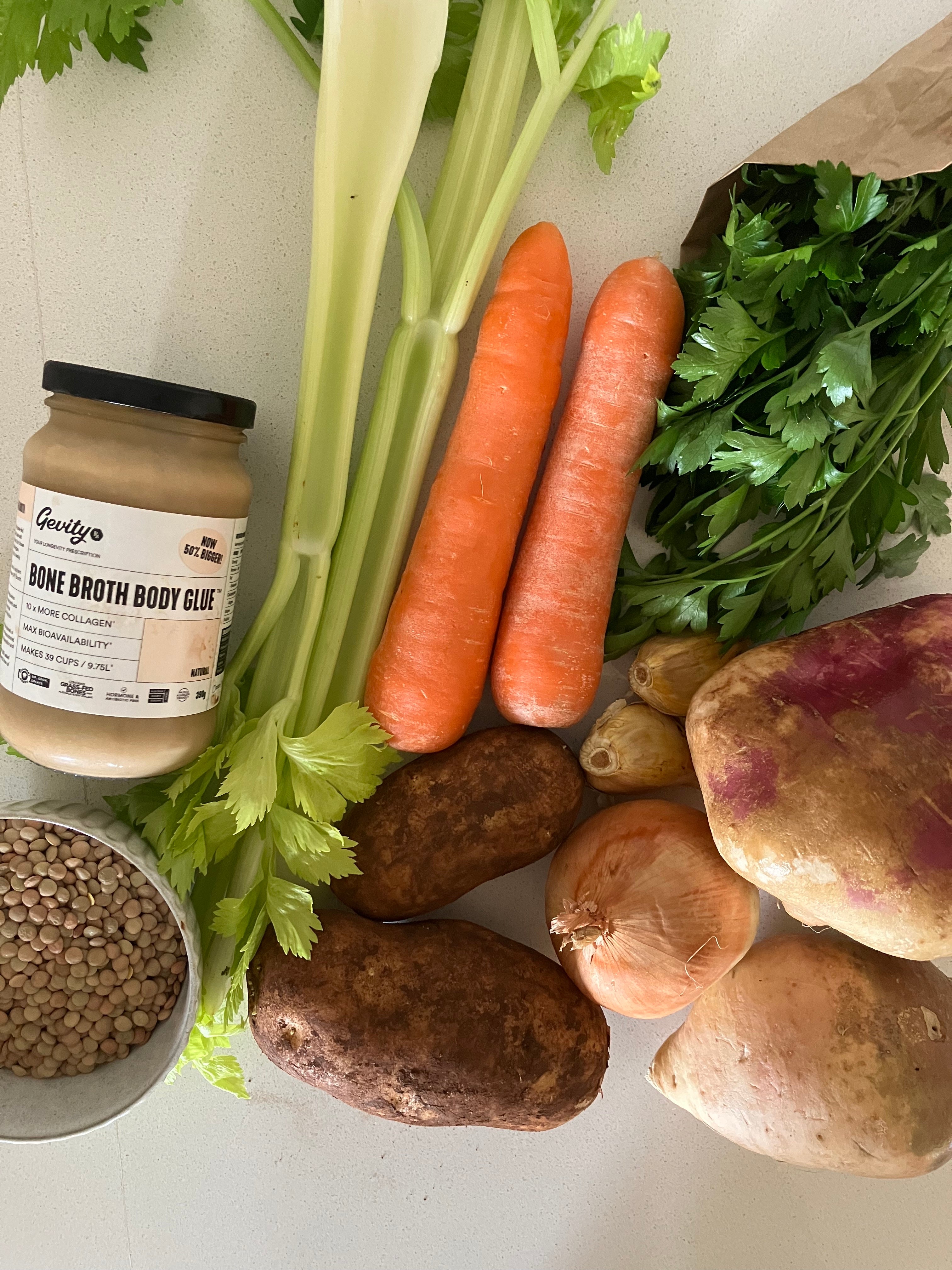 Hearty Lentil & Veggie Soup
