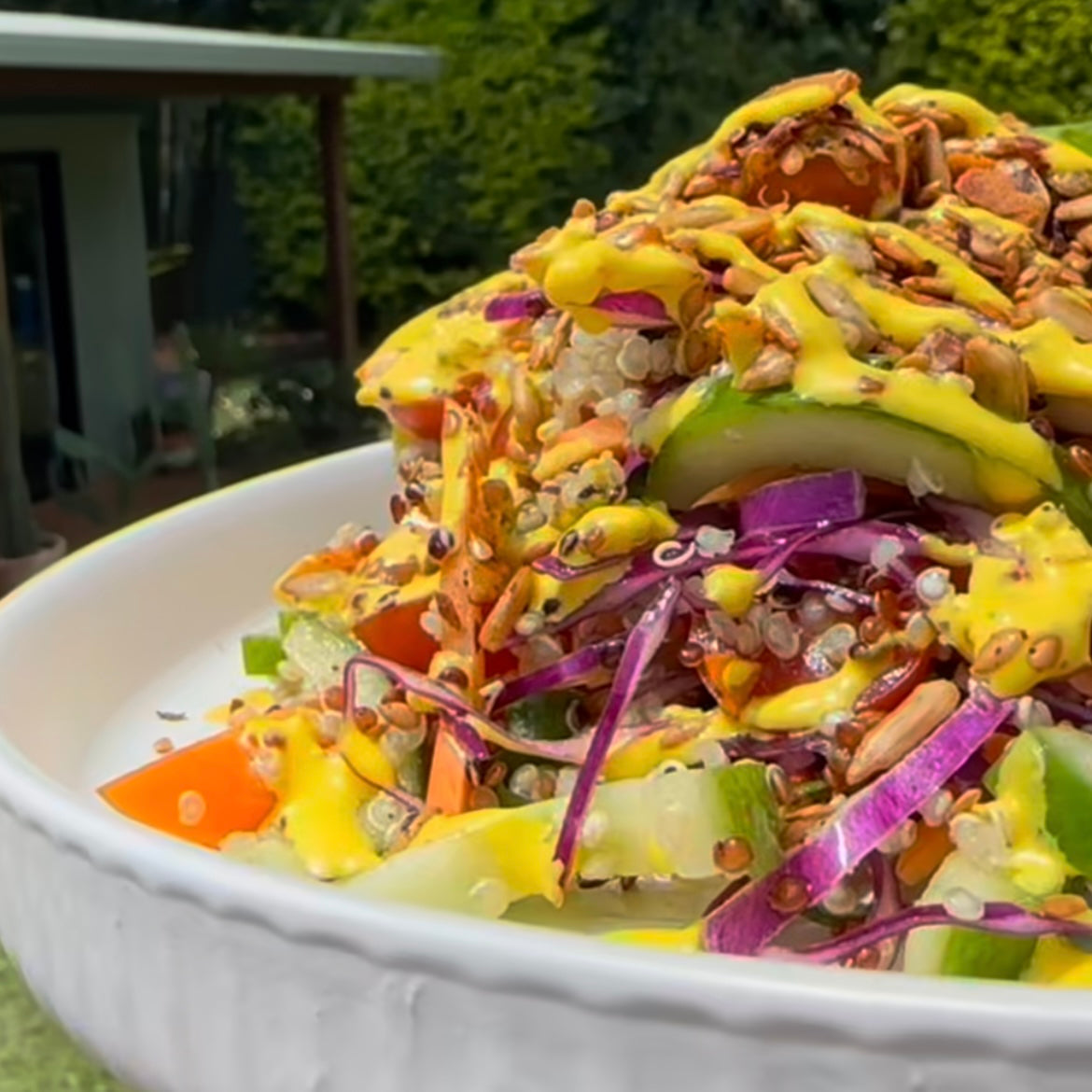 Rainbow Chopped Veggie Salad