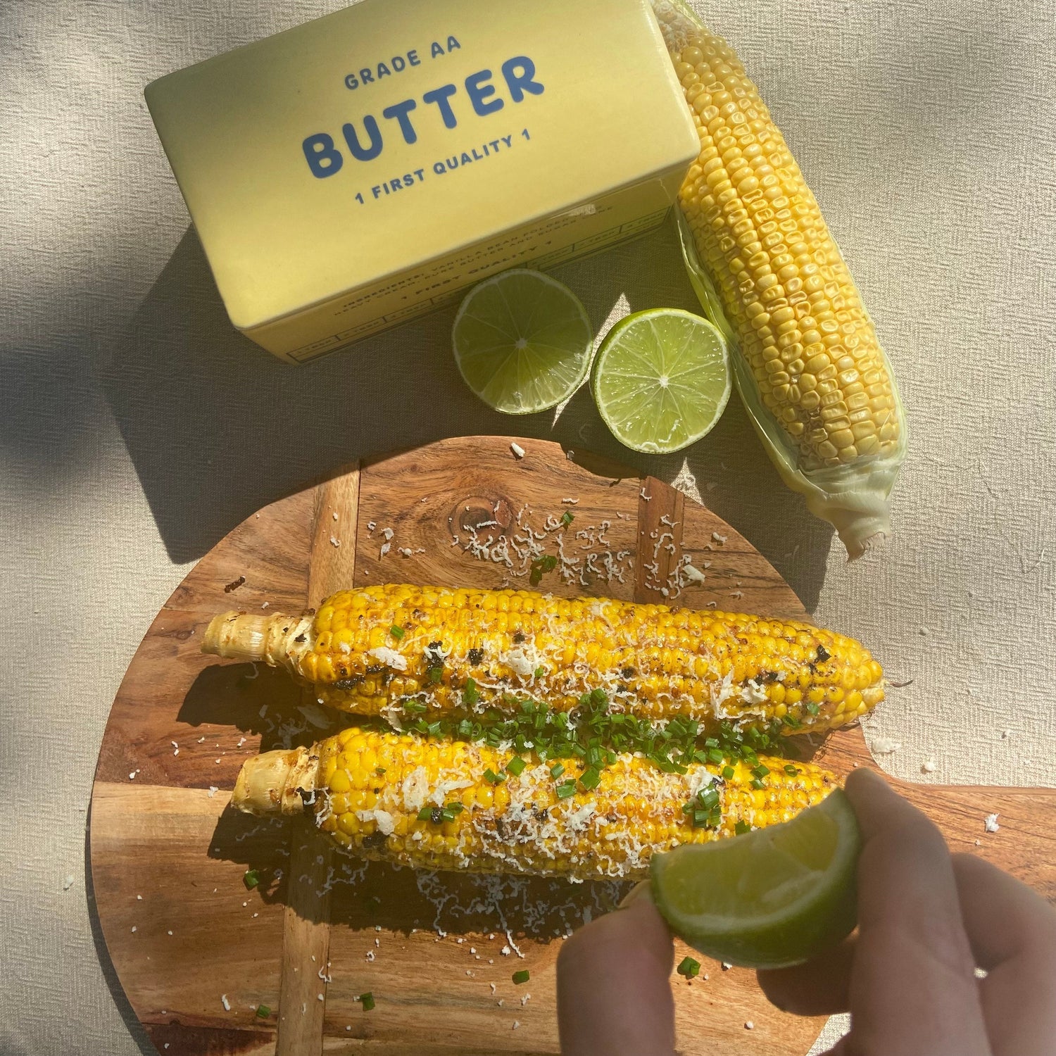 Miso Garlic Butter Corn