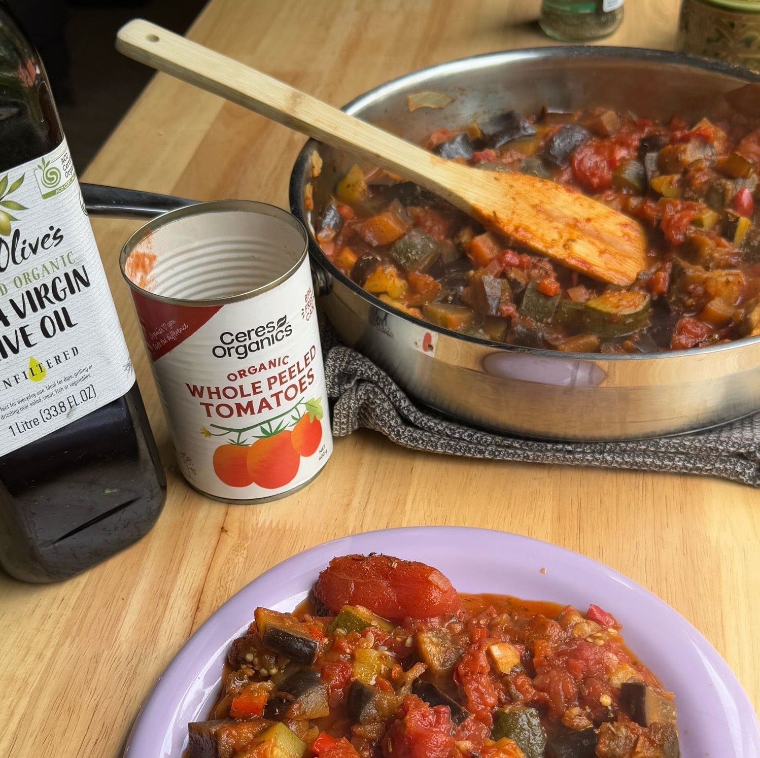 Rustic One Pan Ratatouille