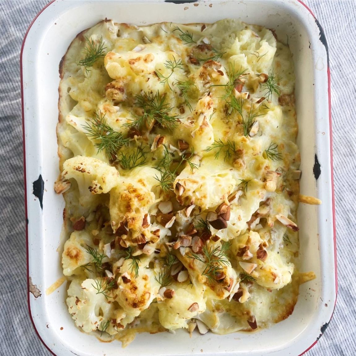 Cheesy Cauliflower Bake