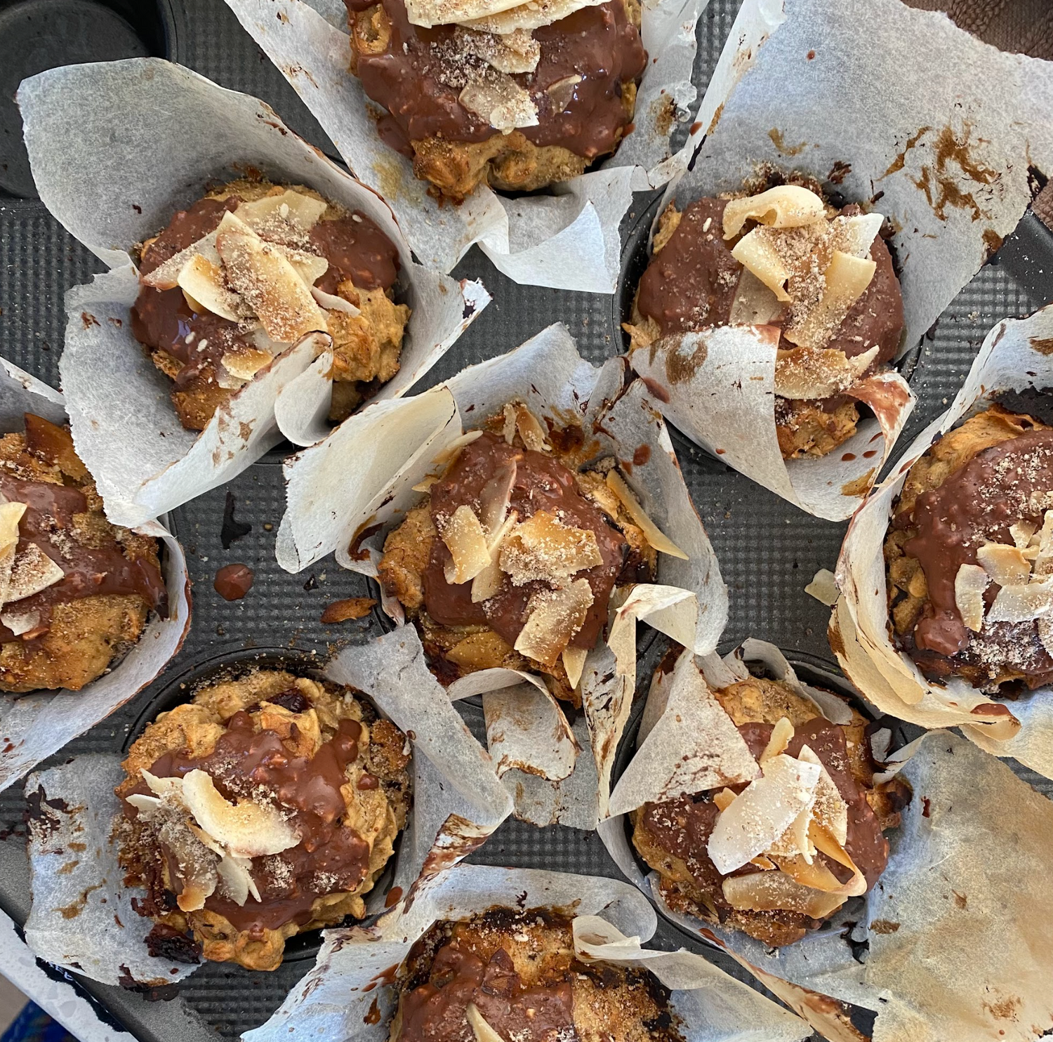 GF Choc Chip Banana Muffins