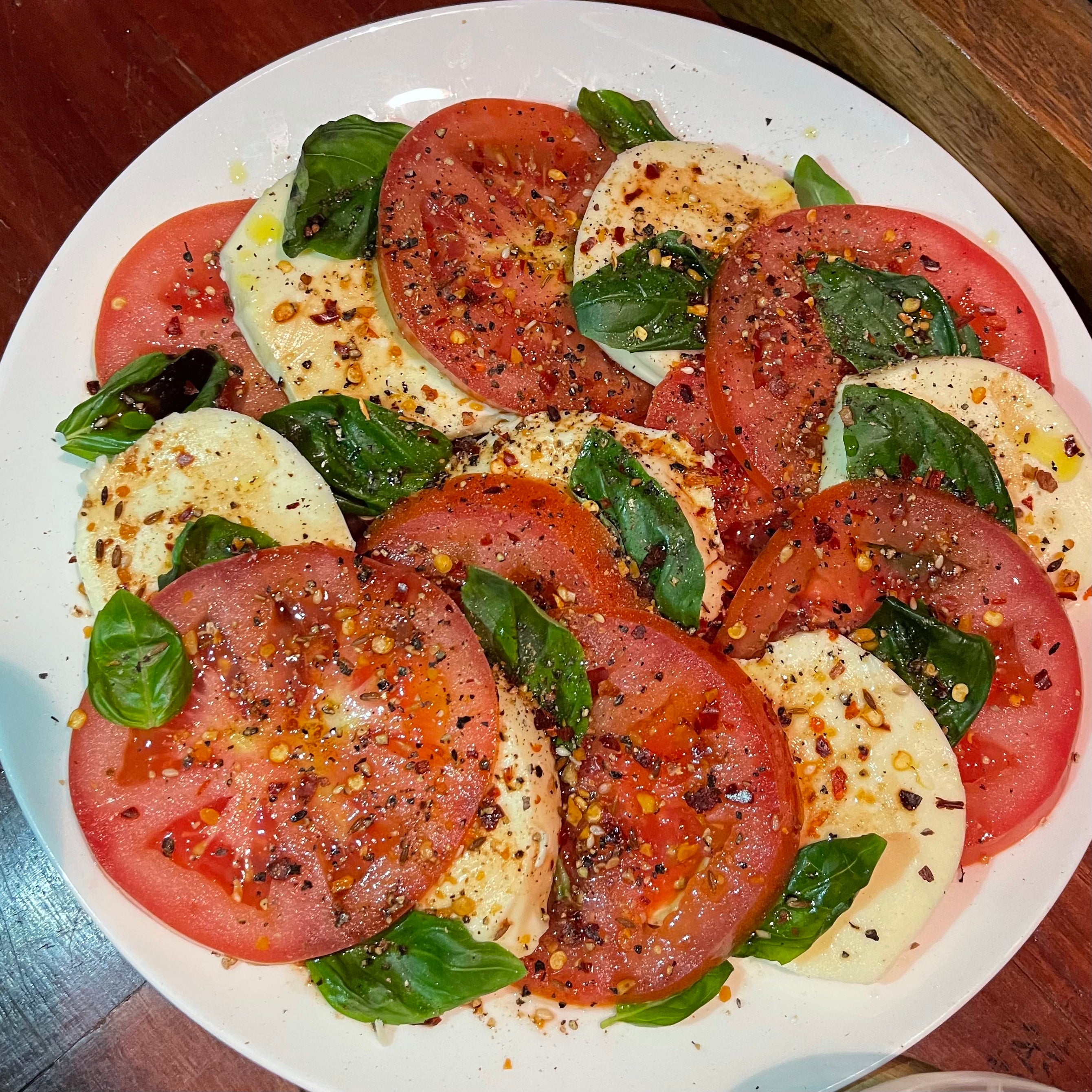 Caprese Christmas Salad