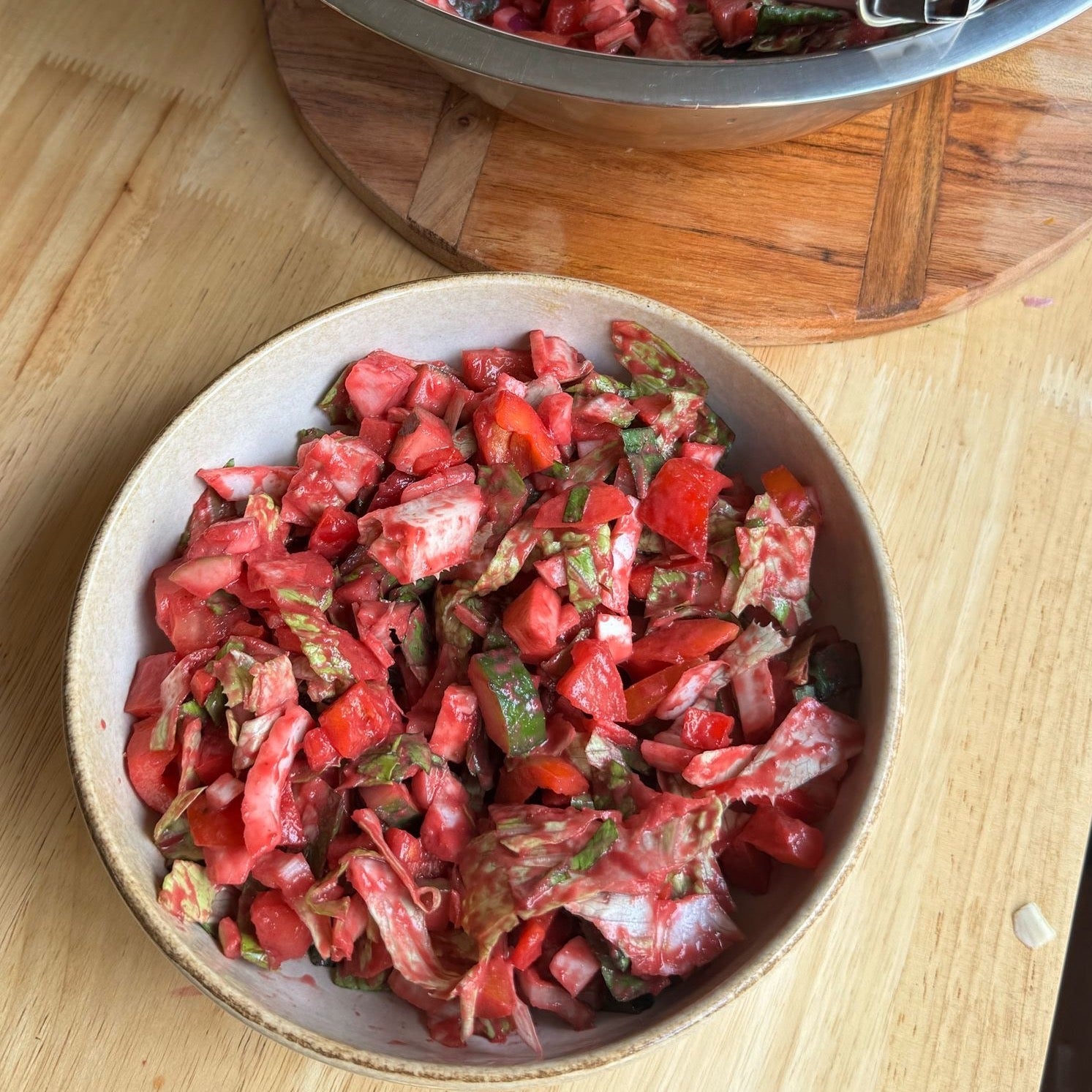 Chopped Beetroot Salad