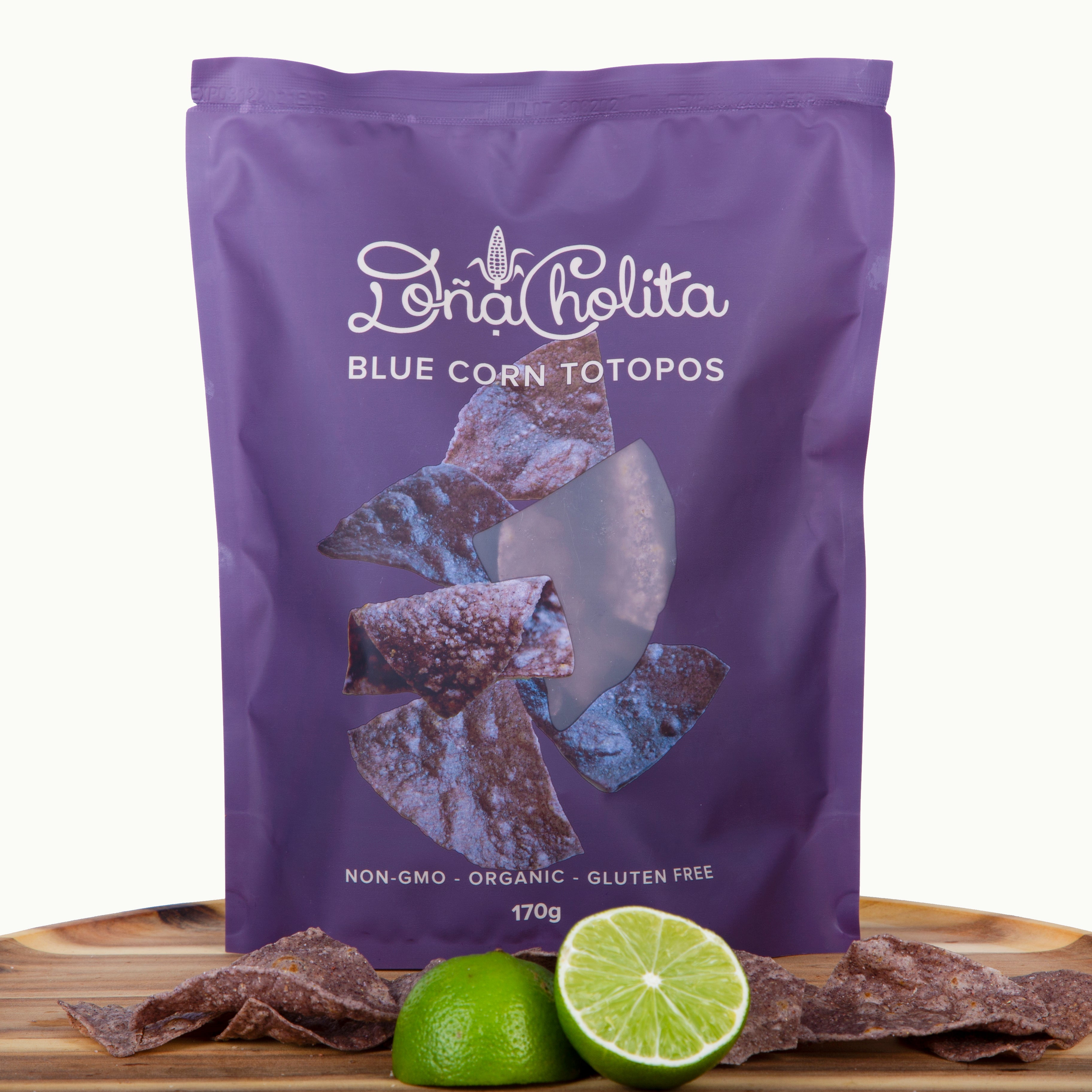 Organic Corn Chips - Dona Cholita Fresh Organic Totopos