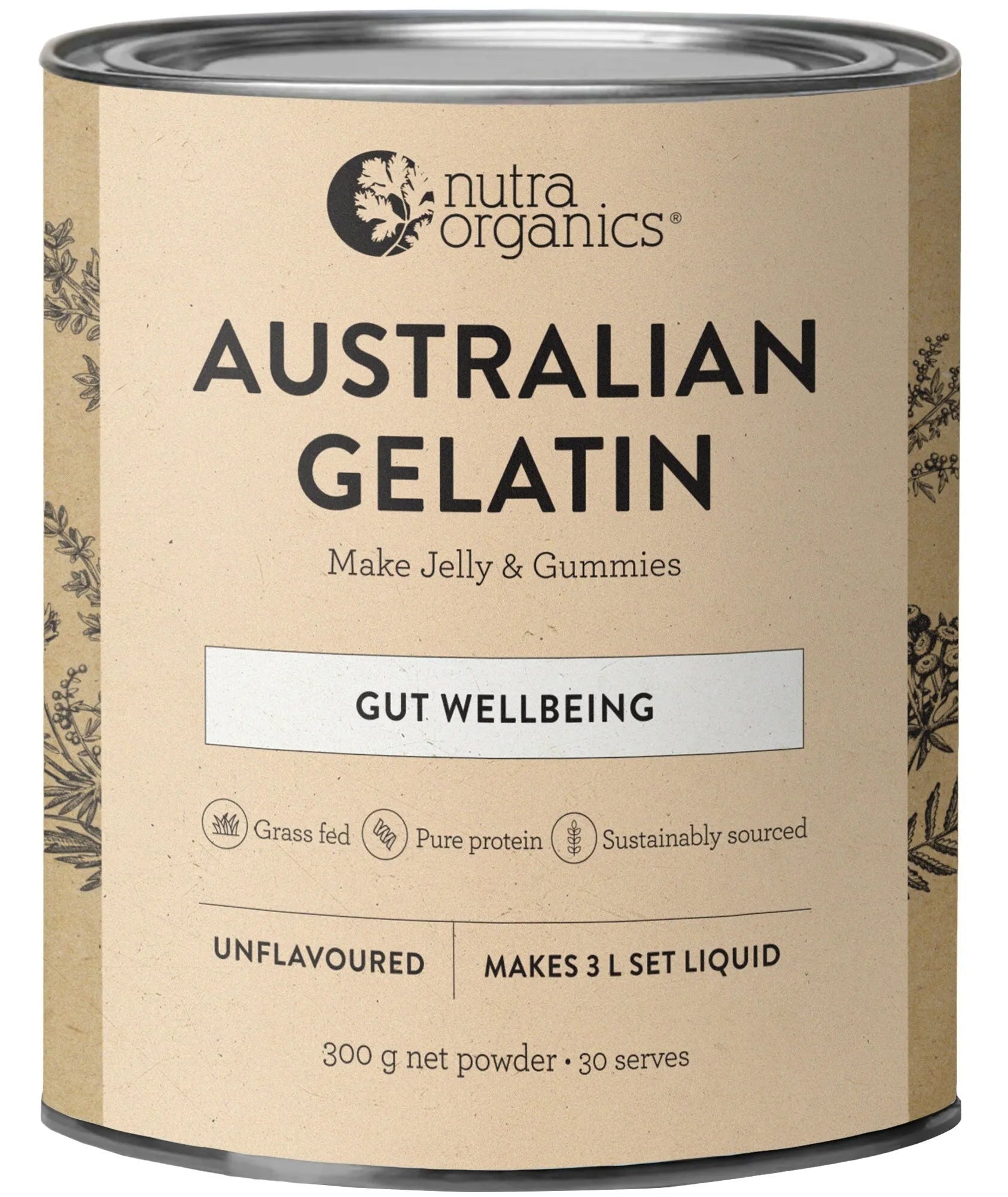 Australian Gelatin 300g - Nutra Organics