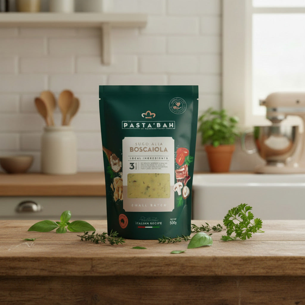 Boscaiola Pasta Sauce 500gm - LOCAL HANDMADE PASTA SAUCE