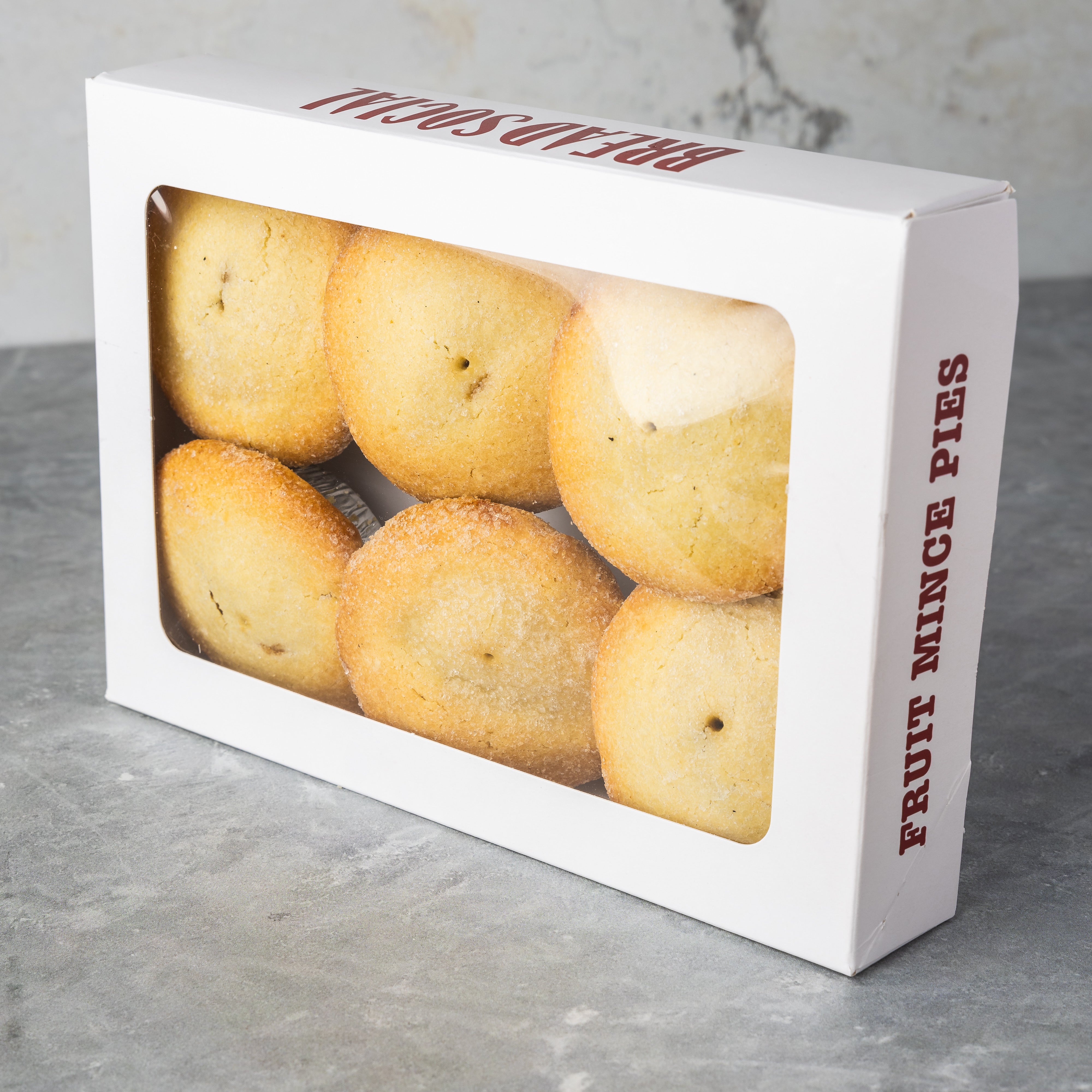 Organic Christmas Mince Tarts Boxed Pack of 6- Bread Social