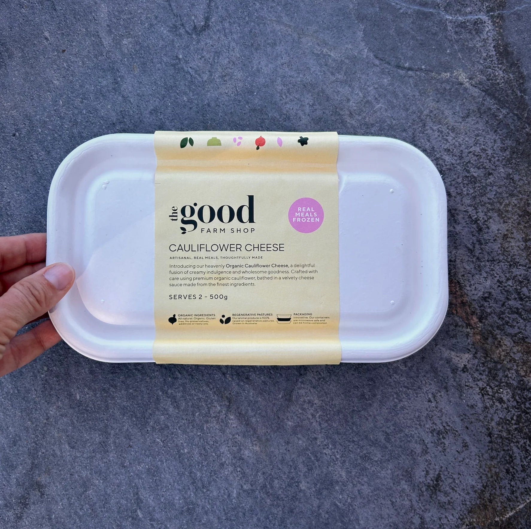 Cauliflower Cheese - Organic & GF  - The Good Farm Shop (Serves 2)