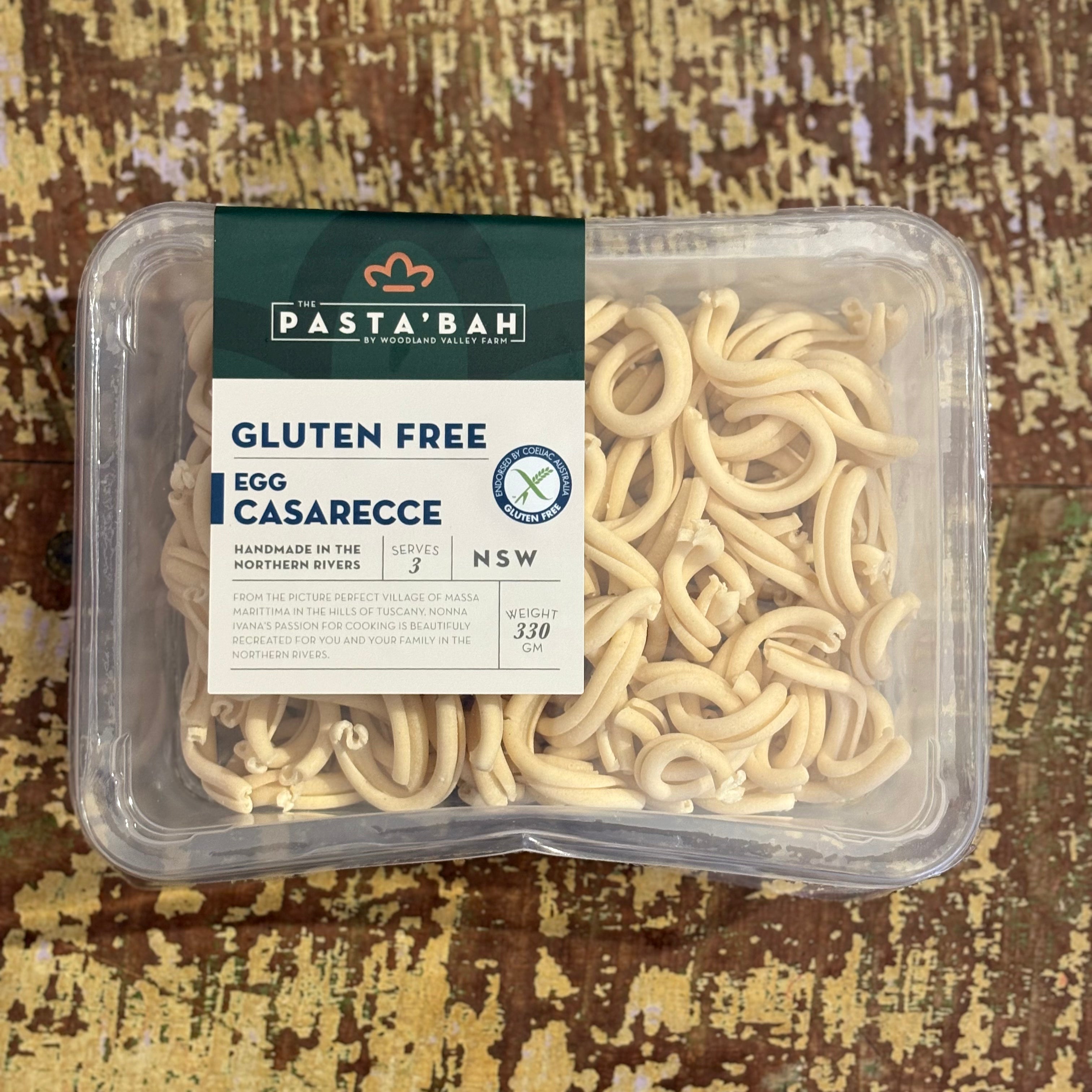 Fresh Casarecce GF - Egg 360g - LOCAL HANDMADE PASTA