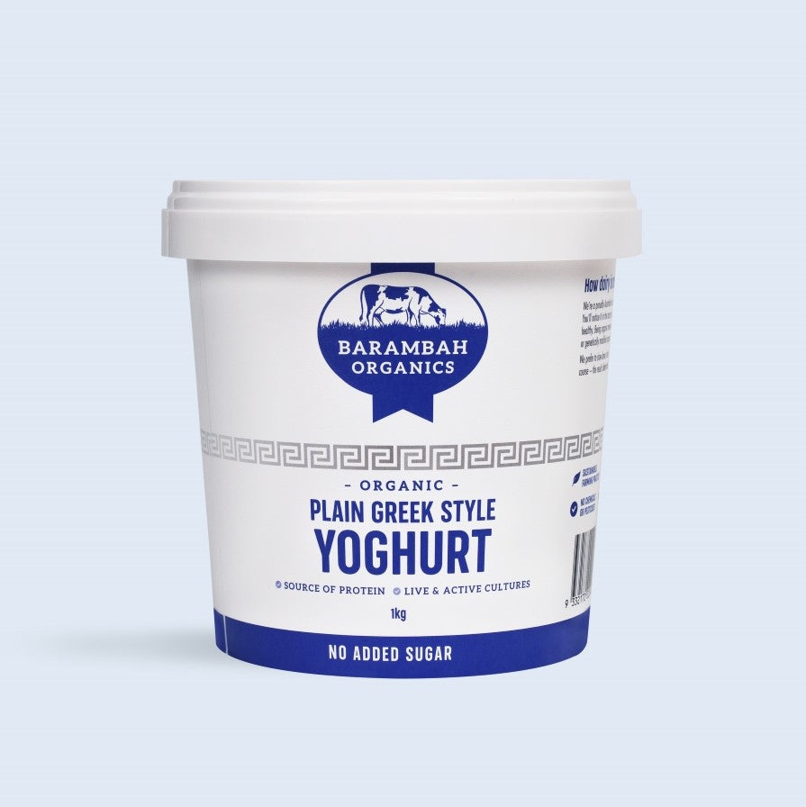 Organic Yoghurt – Greek Yoghurt 1kg Barambah