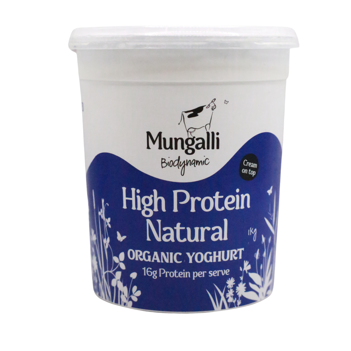 High Protein Natural Organic Yoghurt –1 kg Mungalli *NEW*