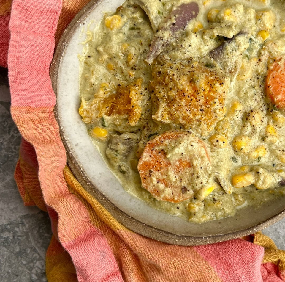 Veggie Green Curry *NEW* - Organic & GF  - The Good Farm Shop (Serves 2)
