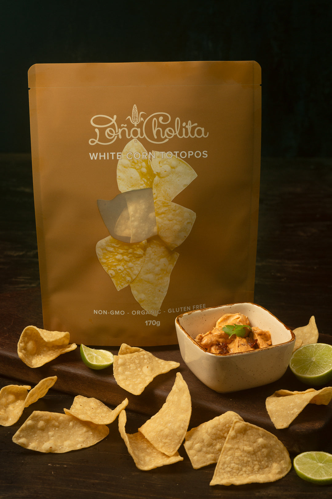 Organic Corn Chips - Dona Cholita Fresh Organic Totopos