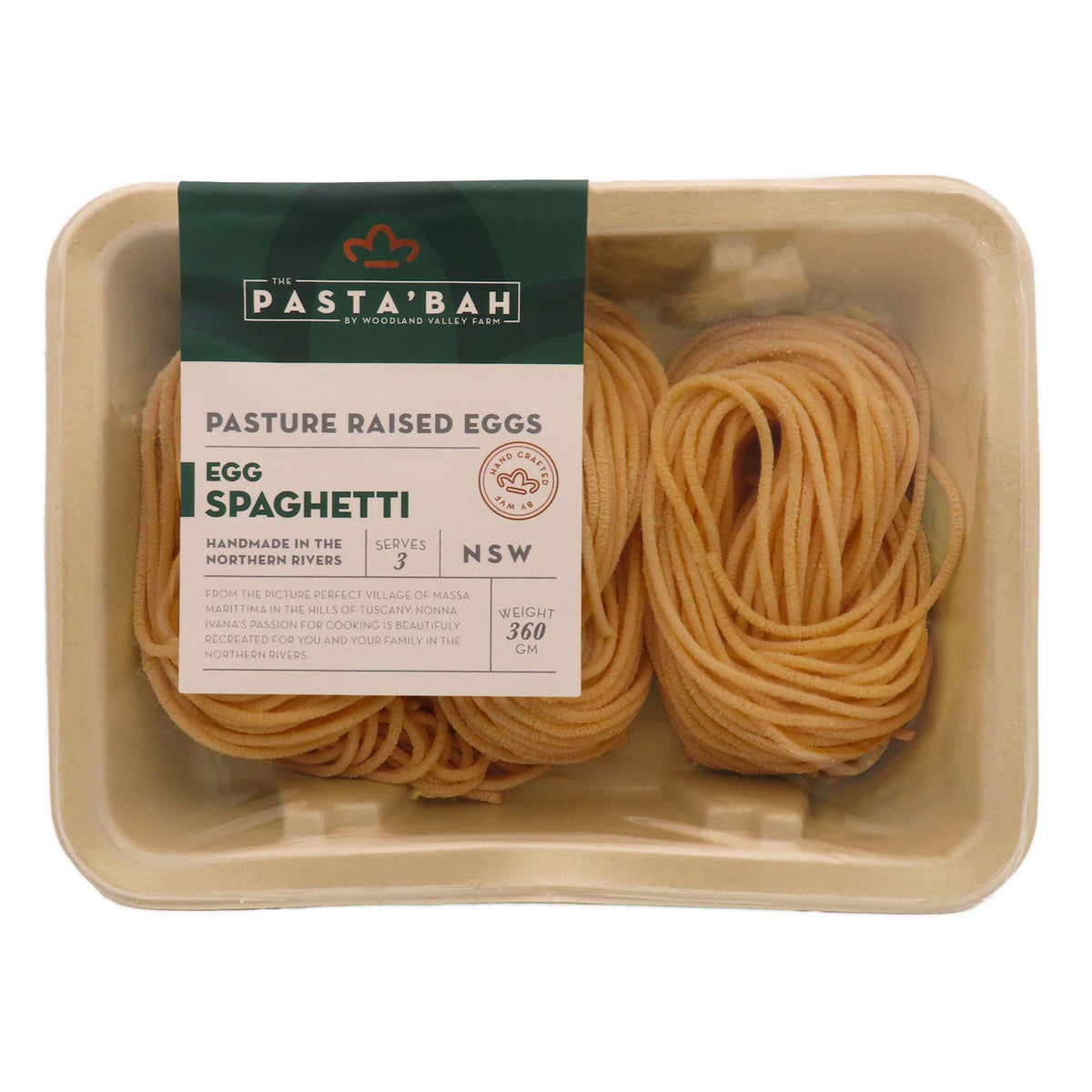 Fresh Spaghetti - Egg 360g - LOCAL HANDMADE PASTA