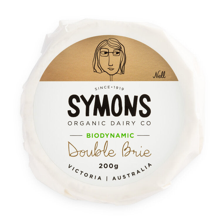 Biodynamic Brie Double Cream 200g - Symons 200g