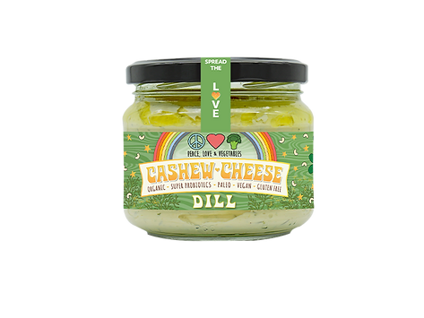 Dill Organic Cashew Cheese 280g - Peace Love & Vegetables